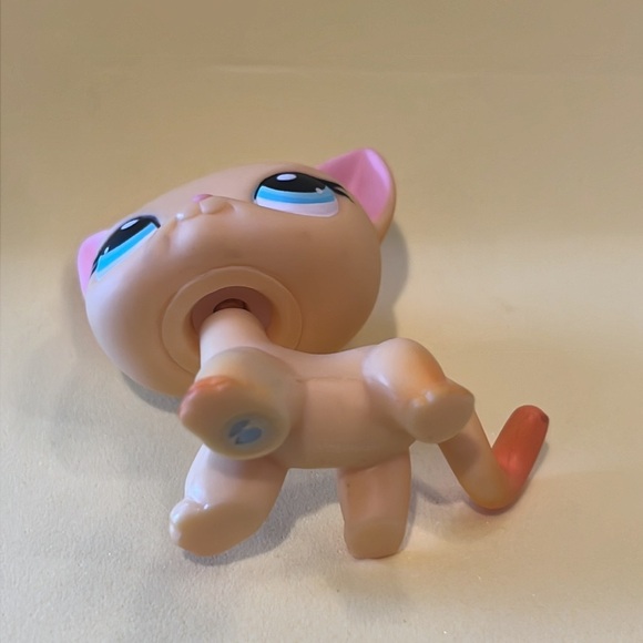 LPS #339 authentic, yellow shorthair cat, great condition - Picture 5 of 6